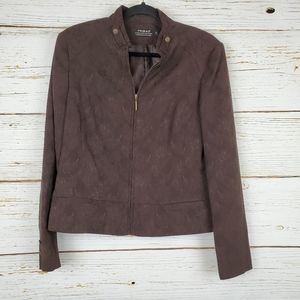 Tribal Floral Print Jacket